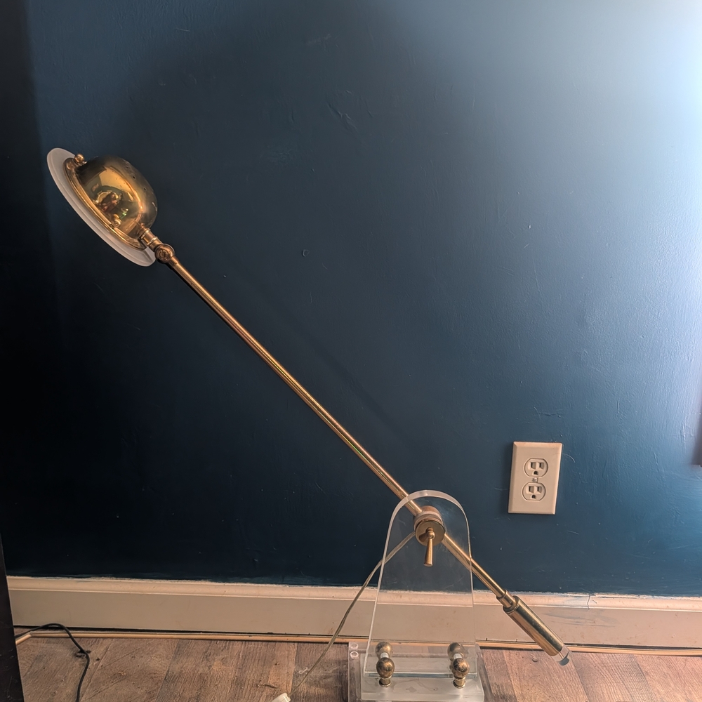 Vintage Bauer Lamp Company Brass Table lamp 1983